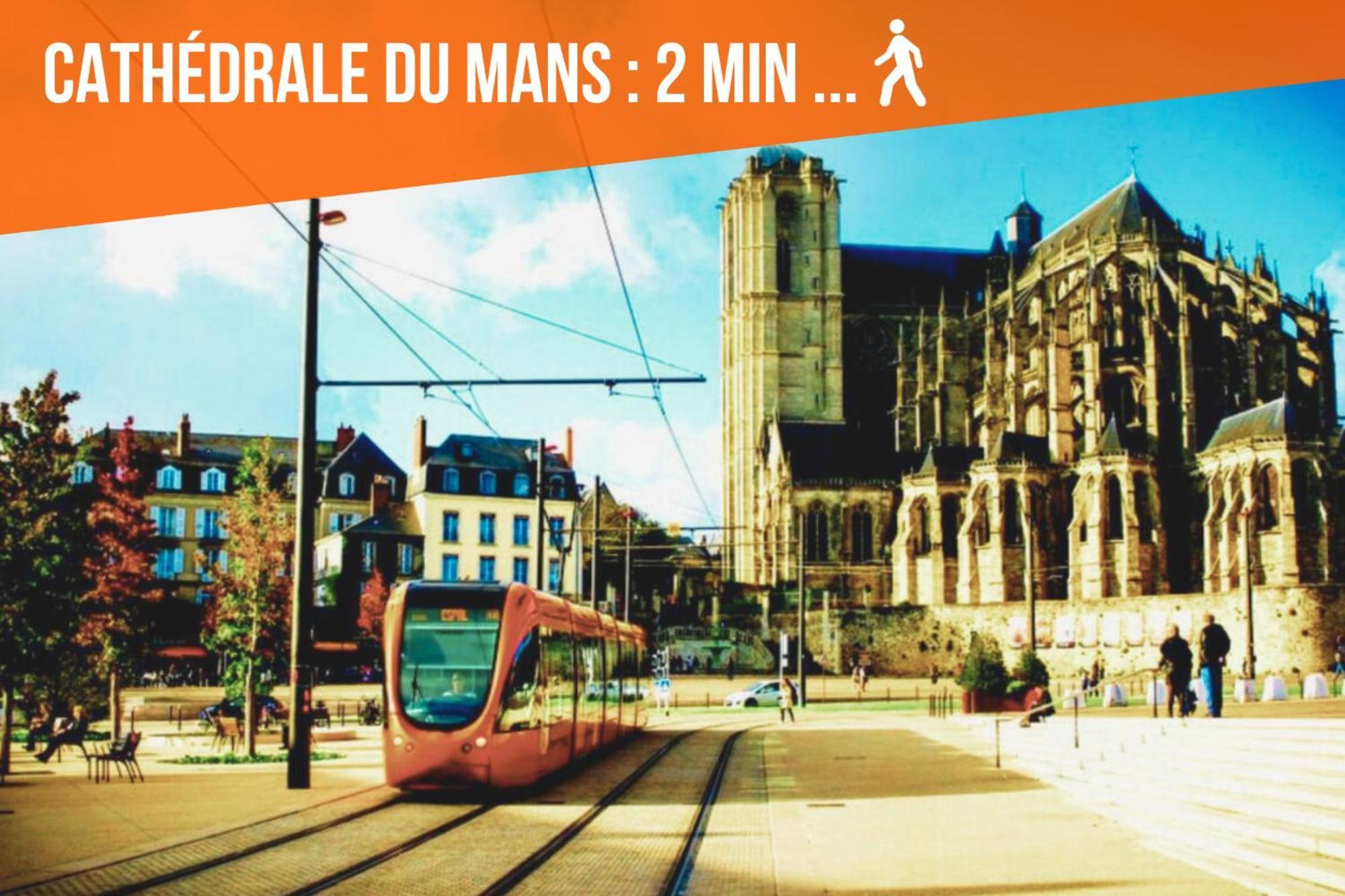 Le Mans City Sweet & Home - Climatise - Netflix - Wifi Fibre - Parking - Proche Circuit Des 24H & Centre-Ville - Accordhebergementconciergerie Dış mekan fotoğraf